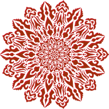 Load image into Gallery viewer, 2021-06-30 Mandala energy - periwinkle-laser