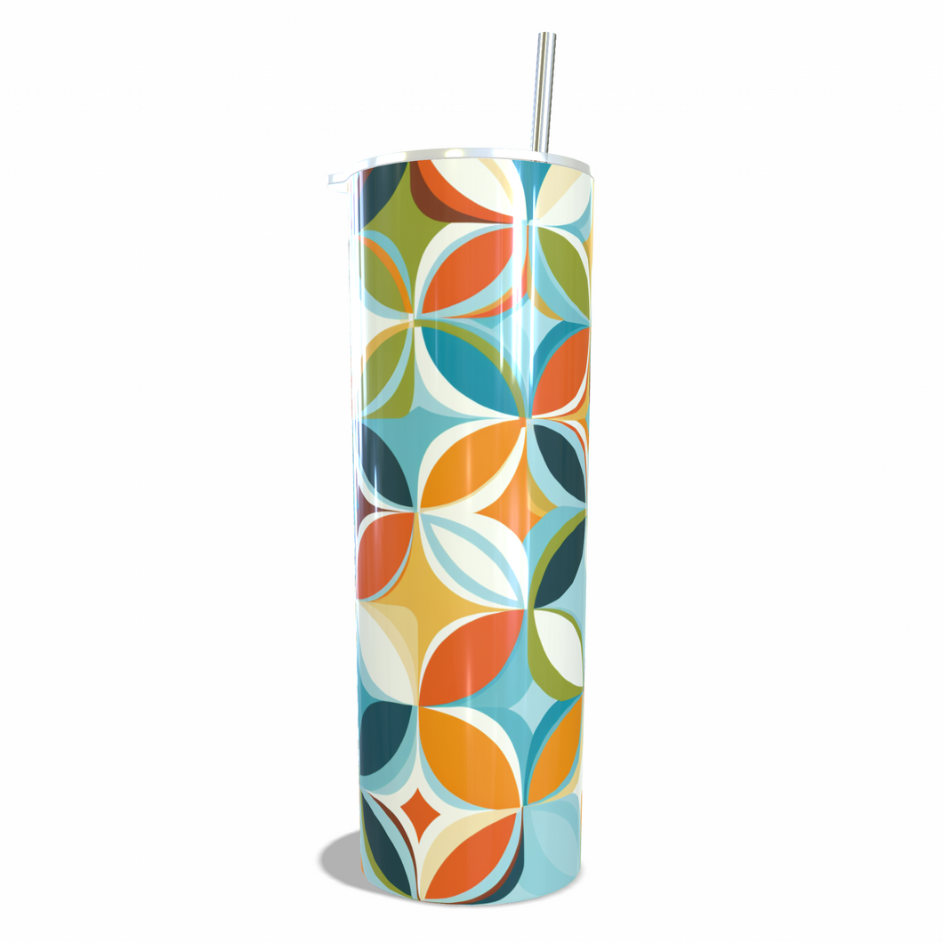 20oz Skinny abstract print Tumbler