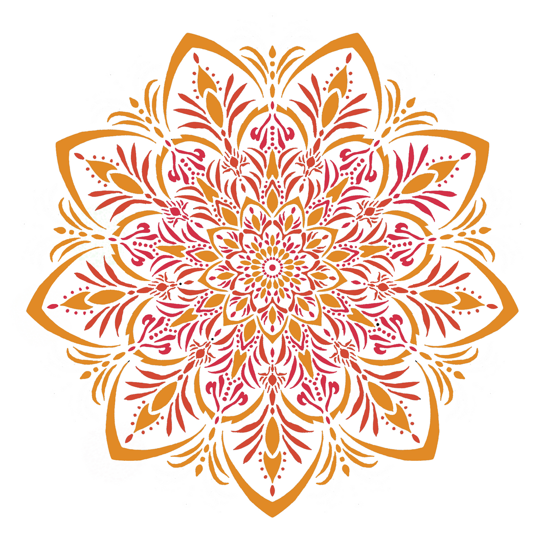 2021-08-31-1 Mandala Flower - periwinkle-laser