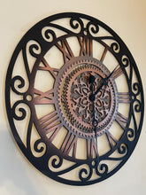 Load image into Gallery viewer, Roman Mandala Gear Clock
