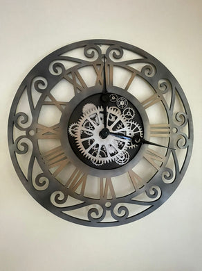 2021-090-1 Large 90cm Clocks - periwinkle-laser
