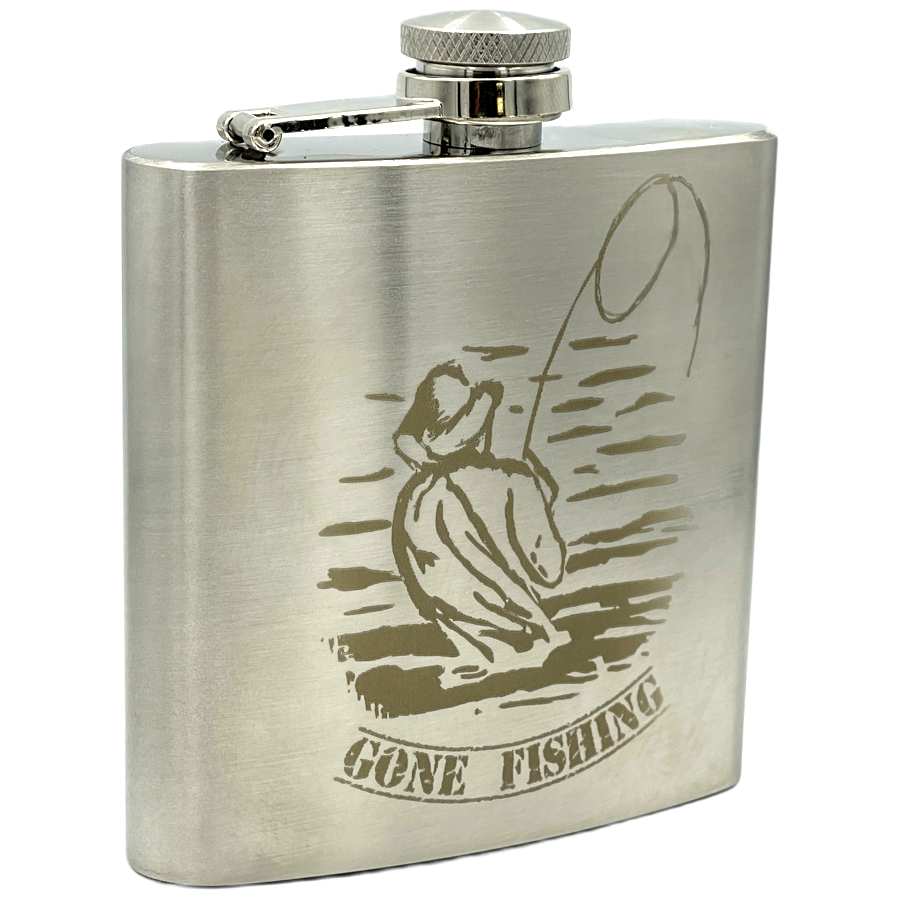 Gone Fishing, Hip Flask