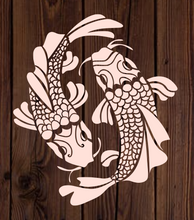 Load image into Gallery viewer, 2021-03-31-01 Koi fish - periwinkle-laser
