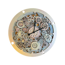 Load image into Gallery viewer, Large Steam Punk Mandala Clock - periwinkle-laser
